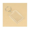 Image de 4 porte-clés photo rectangle transparent 30x45mm - 14020055