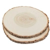 Image de Disques de bois - Rondins - 17 à 20 cm - A décorer - 2 pièces - Loisirs créatifs -