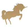 Image de Silhouette en bois mdf Licorne - 25,5 cm