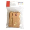 Image de 50 étiquettes kraft avec fil métal - 11006808