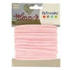 Image de Cordon en tricotin tout fait rose pastel à5mm x 5m - artémio