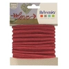 Image de Cordon en tricotin tout fait rouge à5mm x 5m - artémio