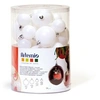 Image de Assortiment 39 boules plastique - couleur blanche - 3 à 8 cm - Artémio