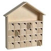 Image de Calendrier de l'Avent en bois Maison 31,5 x 7 x 34 cm