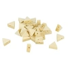 Image de 35 perles en bois triangulaires 11 x 9.7 x 4.9 mm -