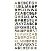 Image de Stickers - On se marie - Alphabet majuscule - Or - 116 motifs