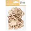 Image de Chiffres en bois - 2,7 cm - 52 pcs