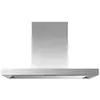 Image de Flat'line D 7640 - Hotte - hotte îlot - largeur : 90 cm - profondeur : 60 cm - evacuation & recyclage - sans moteur - acier inoxydable