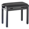 Image de Banquette Piano PB39 Noir mat velours noir