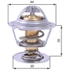 Image de Thermostat D'Eau Th43688g1 Gates Gates Th43688g1 Citroen;Jaguar;Peugeot