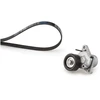 Image de Jeu De Courroies Trapézoïdales À Nervures Micro-V® Kit K035pk1850 Gates Gates K035pk1850 Hyundai;Kia