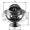 Image de Thermostat D'Eau Th12283g2 Gates Gates Th12283g2 Citroen;Fiat;Lada;Lancia;Peugeot;Renault;Suzuki;Toyota