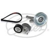 Image de Jeu De Courroies Trapézoïdales À Nervures Micro-V® Kit K076pk1245 Gates Gates K076pk1245 Citroen;Fiat;Peugeot