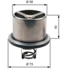 Image de Thermostat D'Eau Th07882 Gates Gates Th07882 Bmw;Chrysler