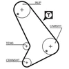 Image de Courroie De Distribution 5571xs Gates Gates 5571xs Ford