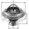 Image de Thermostat D'Eau Th24582g1 Gates Gates Th24582g1 Daihatsu;Toyota