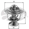 Image de Thermostat D'Eau Th24782g1 Gates Gates Th24782g1 Ford;Ford Usa;Mazda;Suzuki