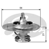 Image de Thermostat D'Eau Th03188g1 Gates Gates Th03188g1 Autobianchi;Fiat;Nissan;Subaru