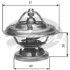 Image de Thermostat D'Eau Th12680g1 Gates Gates Th12680g1 Daewoo;Mercedes-Benz;Puch;Ssangyong
