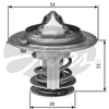 Image de Thermostat D'Eau Th29882g1 Gates Gates Th29882g1 Genesis;Hyundai;Kia