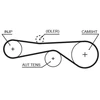 Image de Courroie De Distribution 5676xs Gates Gates 5676xs Audi;Porsche;Volkswagen