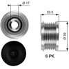 Image de Poulie Roue Libre, Alternateur Drivealign® Oap7080 Gates Gates Oap7080 Citroen;Fiat;Ford;Lancia;Land Rover;Mini;Peugeot;Volvo