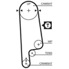 Image de Pompe À Eau + Kit De Courroie De Distribution Powergrip® Kp15232xs Gates Gates Kp15232xs Honda