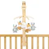 Image de Nattou Mobile avec boîte à Musique en Bois et Polyester, Blaireau et âne, Douce Berceuse La-Le-Lu, Felix et Leo, Beige en occasion ou reconditionné