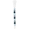 Image de - Attache tétine silicone bleu marine