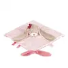 Image de Doudou plat nina le lapin lili, jade & nina -