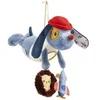 Image de Jules Le Chien - Peluche Nomade d activites - Bleu - 26 cm