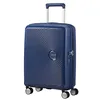 Image de American Tourister Soundbox - Valise Spinner S Extensible Bagage Cabine, 55 cm, 35.5/41 L, Bleu (Midnight Navy) en occasion ou reconditionné