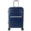 Image de Valise extensible Flux Spinner Bleue 55/20 cm