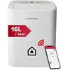 Image de Ariston Deos 16S NET WiFi Déshumidificateur Portable Haut de gamme 16L, Contrôle Électronique du niveau d’Humidité, Fonction Buanderie, Silencieux, pour des pièces allant jusqu'à 44 m² en occasion ou reconditionné