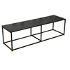 Image de - Meuble TV design en métal Madison - L. 140 x H. 40 cm - Noir - Madison