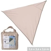 Image de Toile d'ombrage triangle en polyester 3,6 x 3,6 x 3,6 m beige