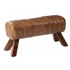 Image de Banc Déco "Gymnastique" 91cm Cognac