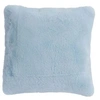 Image de Coussin Imitation Fourrure "Cutie" 45x45cm Bleu Clair