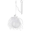 Image de Boule de Noël Led Ange & Plume 16cm Transparent