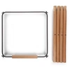 Image de CHILDHOME Evolu Extra Set De Pieds Longues + Repose Pieds Bois Anthracite Naturel