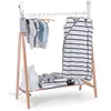 Image de Childhome Penderie; Porte Vêtement; Armoire Rangements pour Chambre Enfant; Forme Tipi; Bois de Hêtre; Robuste; 137 x 107 cm; Couleur Bois Naturel; Blanc CLSTIPI 1 Unité (Lot de 1) en occasion ou reconditionné