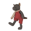 Image de John le loup Peluche tricote