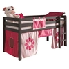 Image de Tente pour lit mezzanine tissu rose Pink Flower