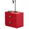 Image de MONZA Table de chevet Rouge