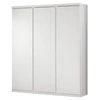 Image de LARA Armoire 3 portes laqué blanc