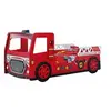 Image de Funbeds Lit Pompier MDF Rouge 223 x 101 x 101 cm