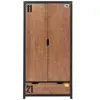 Image de ALEX Armoire 2 portes pin massif