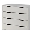 Image de Commode 4 Tiroirs Enfant "Pino" 86cm Blanc