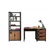 Image de Pack - Bureau Enfant & Bibliothèque "Alex" Marron & Noir