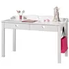 Image de Bureau enfant 2 tiroirs bois laqué blanc Cour